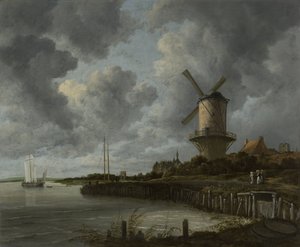 Vindmøllen ved Wijk Duurstede, c.1668-70